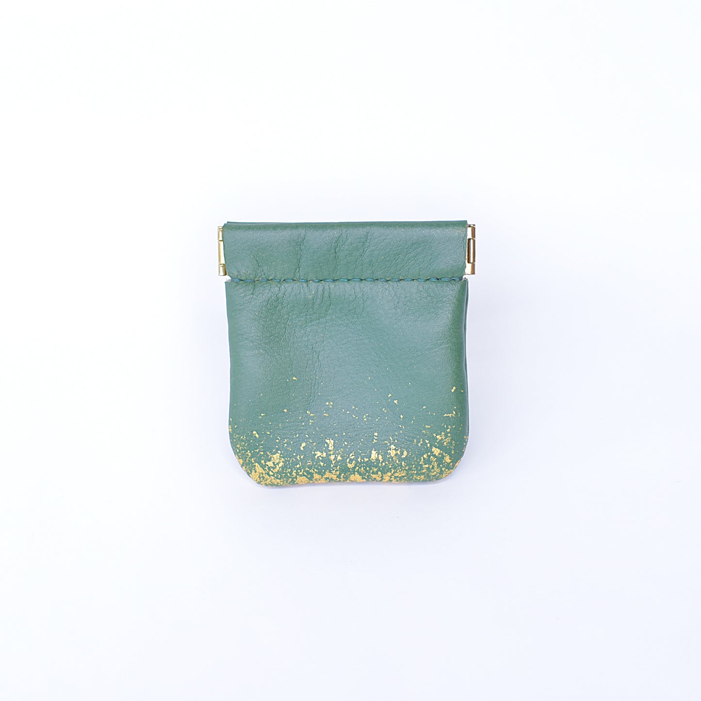 Leather and lacquer coin case