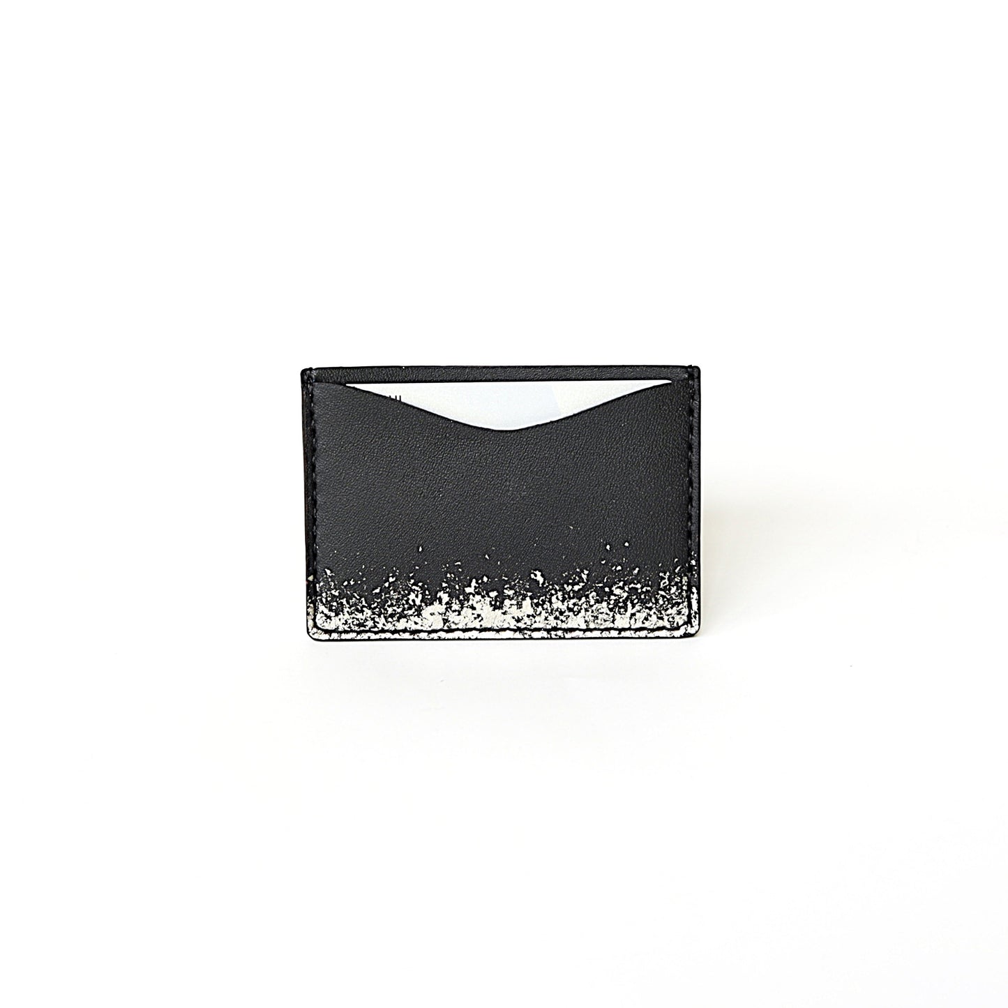 Leather and lacquer iPad sleeve case "Kasumi"