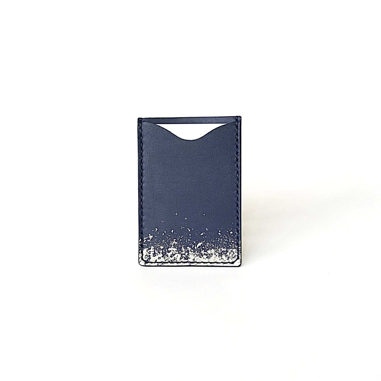 Leather and lacquer iPad sleeve case "Kasumi"