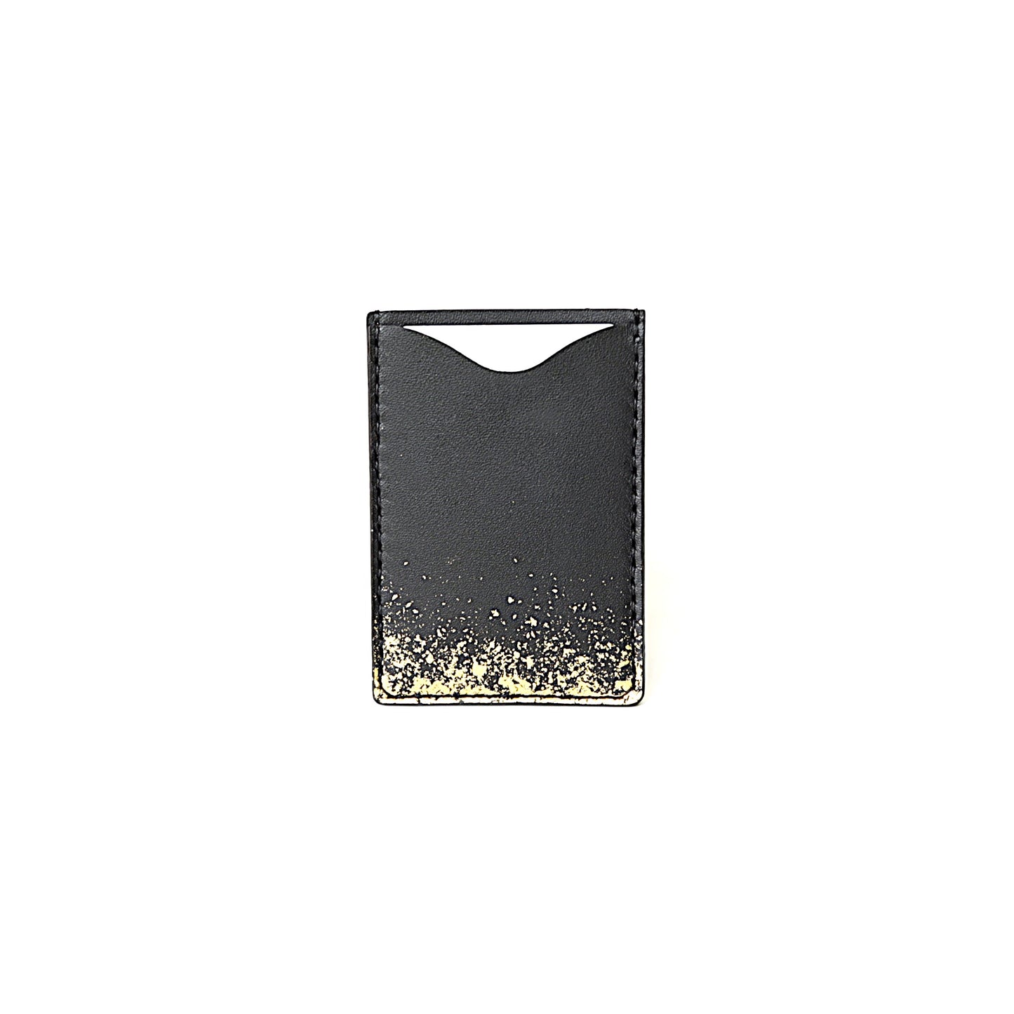 Leather and lacquer iPad sleeve case "Kasumi"