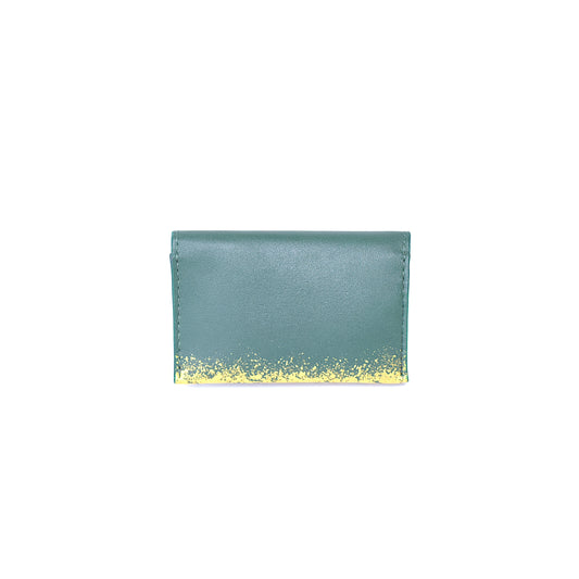 Leather and lacquer iPad sleeve case "Kasumi"
