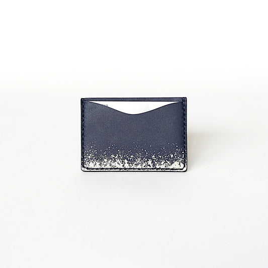 Leather and lacquer iPad sleeve case "Kasumi"
