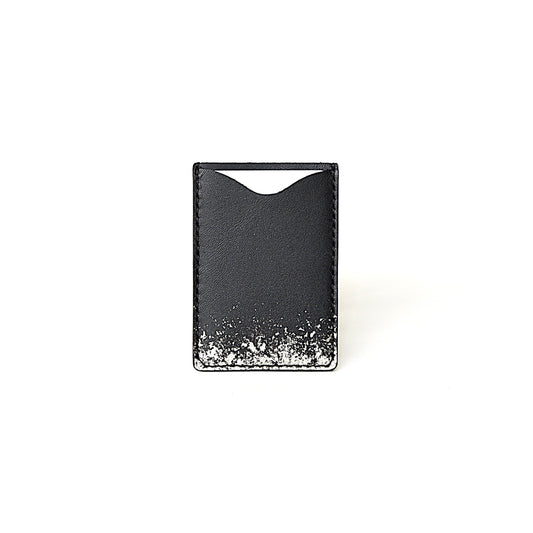 Leather and lacquer iPad sleeve case "Kasumi"