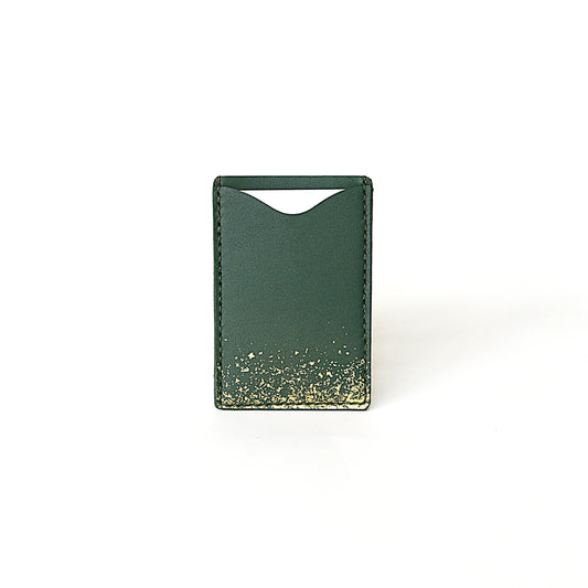 Leather and lacquer iPad sleeve case "Kasumi"