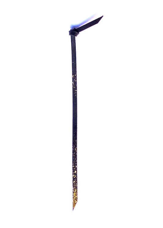 Leather and lacquer bookmark 